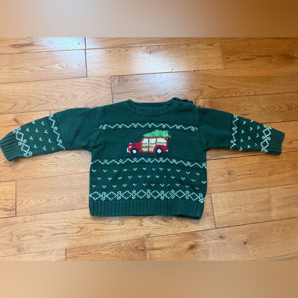 VTG Hartstrings Green Sweater